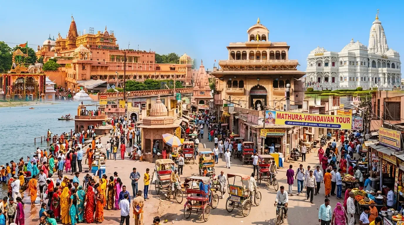 MATHURA - VRINDAVAN - GOKUL - BARSANA - NANDGAON - GOVARDHAN TOUR (4 DAYS)